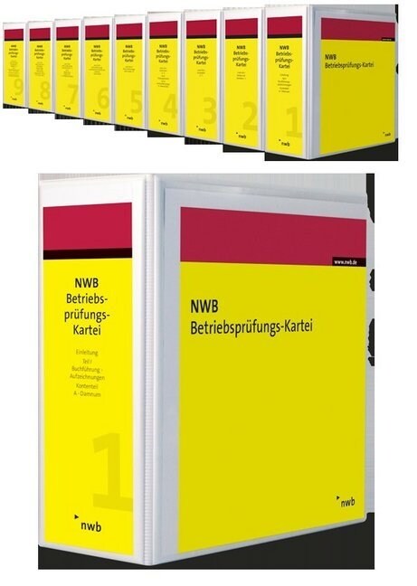 NWB Betriebsprufungs-Kartei ohne Fortsetzungsbezug, 9 Teile (Paperback)