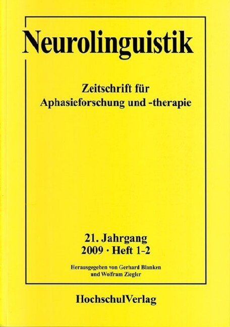 Neurolinguistik. H.1-2 (Paperback)