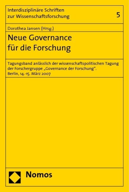 Neue Governance fur die Forschung (Paperback)