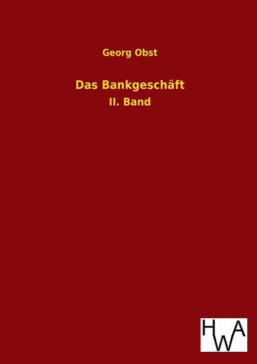 Das Bankgeschaft (Paperback)