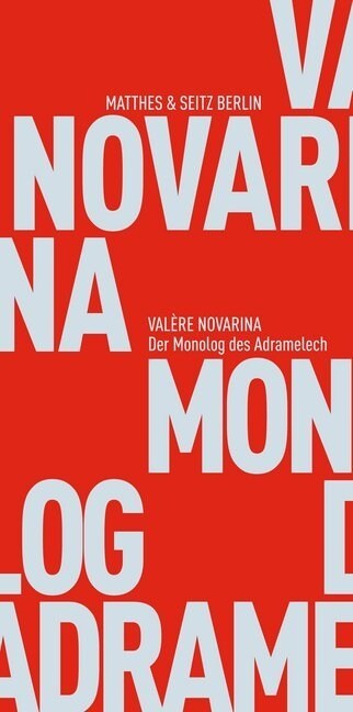 Der Monolog des Adramelech (Paperback)