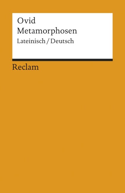 Metamorphosen, Lateinisch/Deutsch (Paperback)