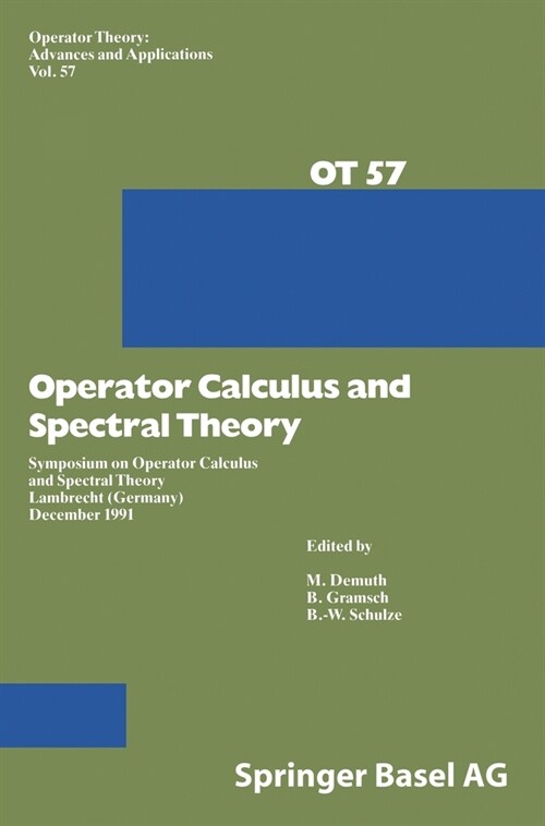 Operator Calculus and Spectral Theory (Hardcover)