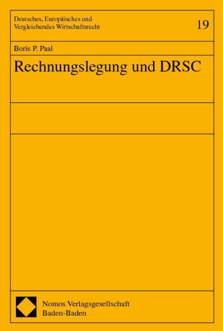 Rechnungslegung und DRSC (Paperback)