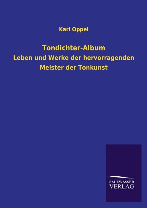 Tondichter-Album (Paperback)