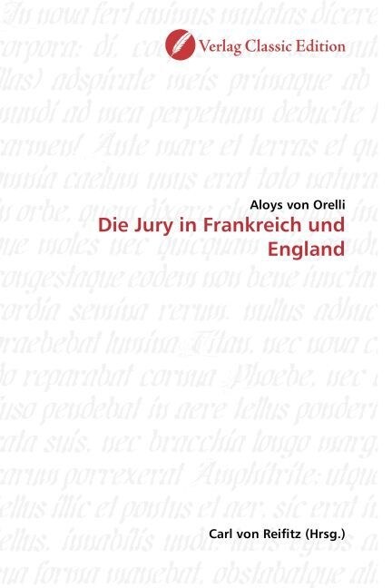 Die Jury in Frankreich und England (Paperback)