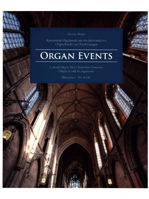 Organ Events, Partitur (Sheet Music)