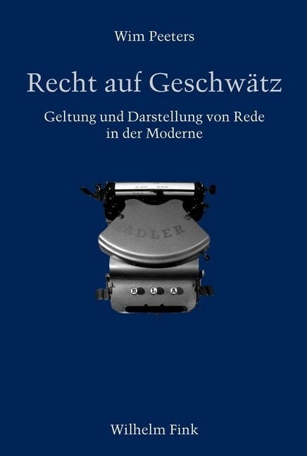 Recht auf Geschwatz (Paperback)