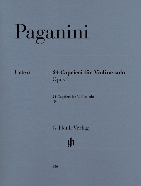 24 Capricci op.1 (unbezeichnete und bezeichnete Stimme), Violine solo (Sheet Music)