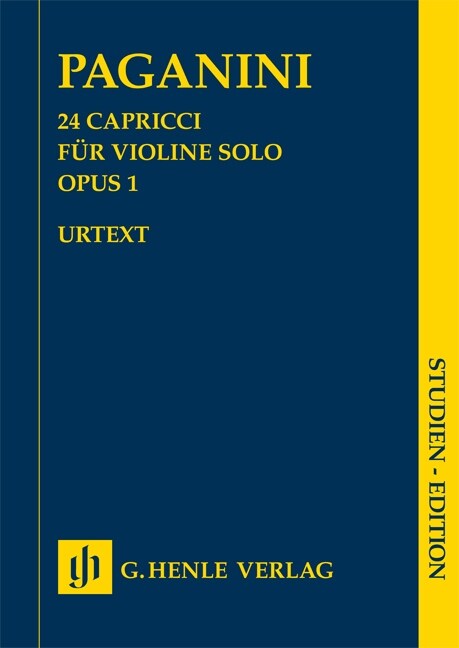 24 Capricci fur Violine solo Opus 1 (Sheet Music)