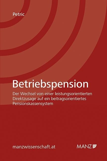 Betriebspension (f. Osterreich) (Paperback)