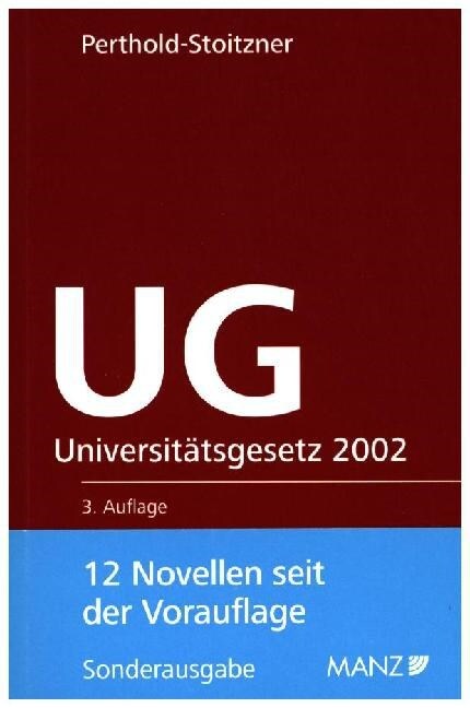 Universitatsgesetz 2002 - UG (f. Osterreich) (Paperback)