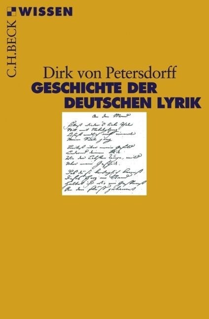 Geschichte der deutschen Lyrik (Paperback)