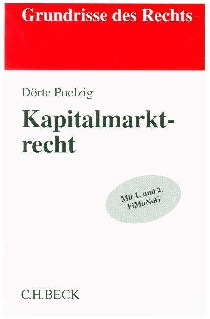 Kapitalmarktrecht (Paperback)