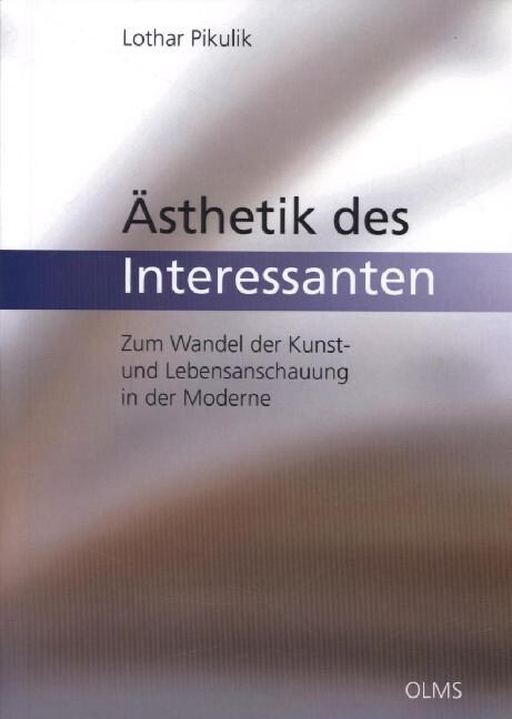 Asthetik des Interessanten (Paperback)