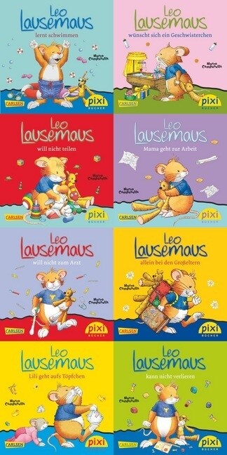 Pixi-Buch 1985-1992 (Leo Lausemaus), 8 Hefte (Pamphlet)