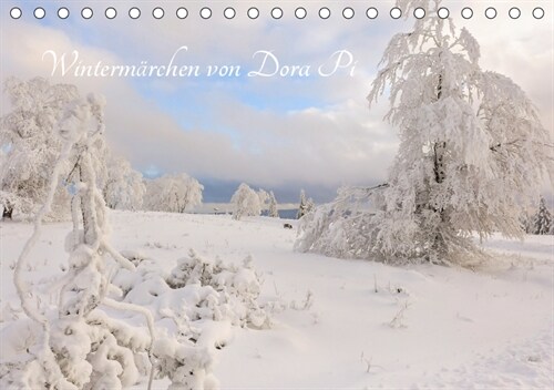 Wintermarchen von Dora Pi (Tischkalender 2019 DIN A5 quer) (Calendar)