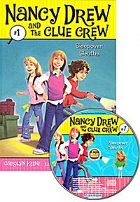 Nancy Drew and The Clue Crew #1 : Sleepover Sleuths (Paperback + CD)