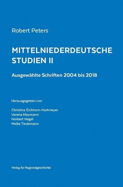 Mittelniederdeutsche Studien. Tl.2 (Paperback)