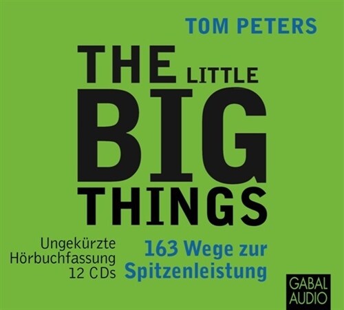The Little Big Things, 12 Audio-CDs (CD-Audio)