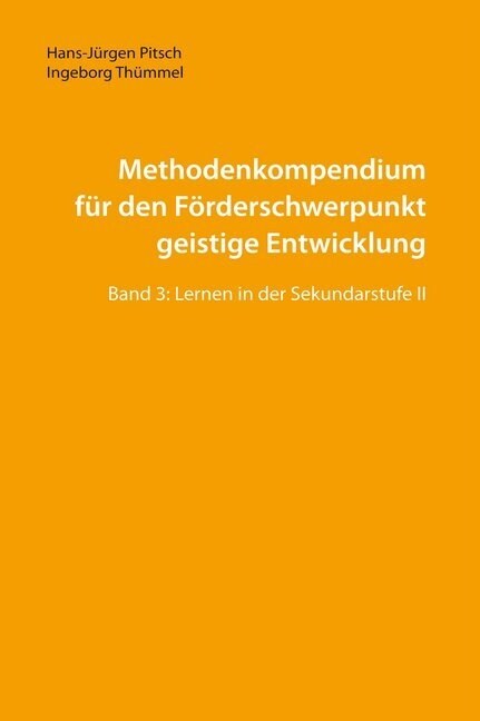 Methodenkompendium fur den Forderschwerpunkt geistige Entwicklung. Bd.3 (Paperback)