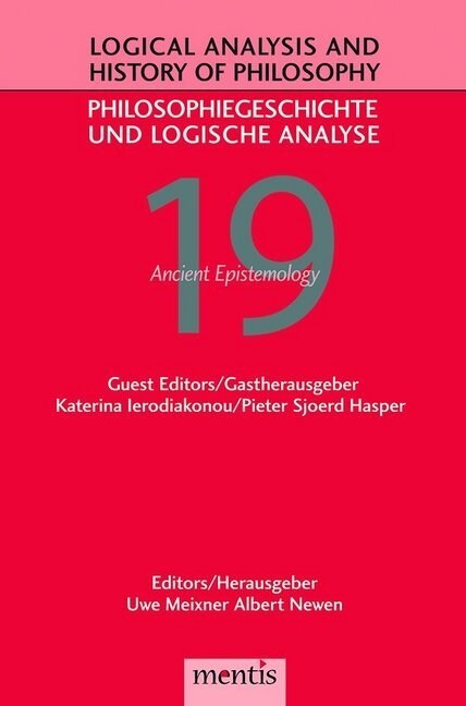 Ancient Epistemology (Paperback)