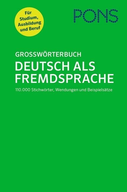 PONS Großworterbuch Deutsch als Fremdsprache (Paperback)