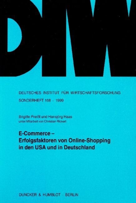 E-Commerce - Erfolgsfaktoren Von Online-Shopping in Den USA Und in Deutschland (Paperback)