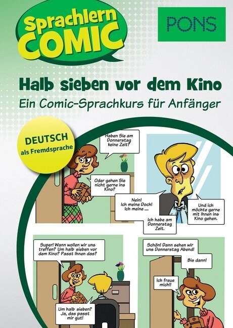 PONS Sprachlern-Comic Deutsch als Fremdsprache - Halb sieben vor dem Kino (Paperback)
