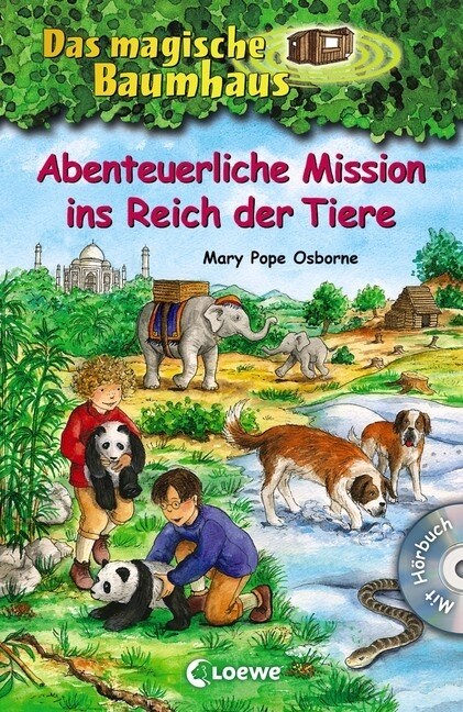 Das magische Baumhaus - Abenteuerliche Mission ins Reich der Tiere, m. Audio-CD (Hardcover)