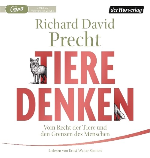 Tiere denken, 2 MP3-CDs (CD-Audio)