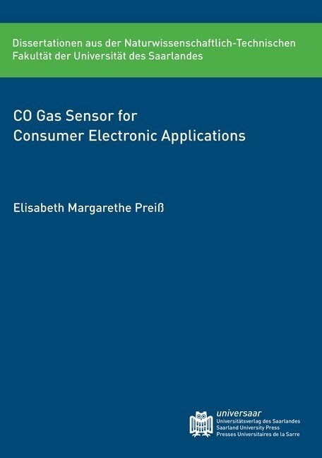 CO Gas Sensor for Consumer Electronic Applications (Paperback)