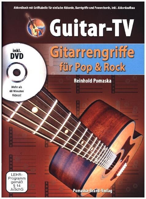 Guitar-TV, Gitarrengriffe fur Pop & Rock, m. DVD (Sheet Music)