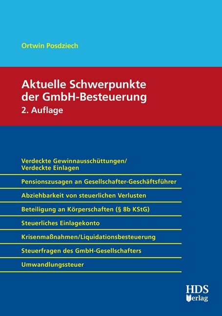 Aktuelle Schwerpunkte der GmbH-Besteuerung (Paperback)