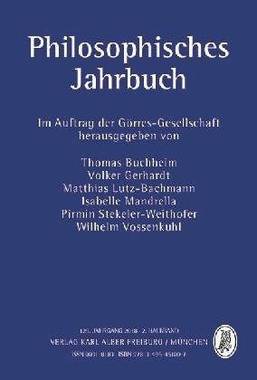 Philosophisches Jahrbuch: 125. Jahrgang 2018 - 2. Halbband (Paperback)