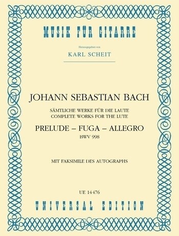 Prelude - Fuga - Allegro (Sheet Music)