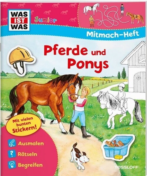 Pferde und Ponys, Mitmach-Heft (Paperback)
