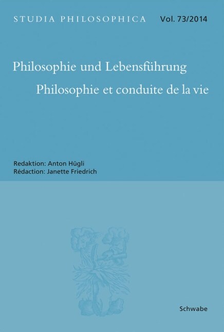 Philosophie Und Lebensfuhrung Philosophie Et Conduite de la Vie (Paperback)