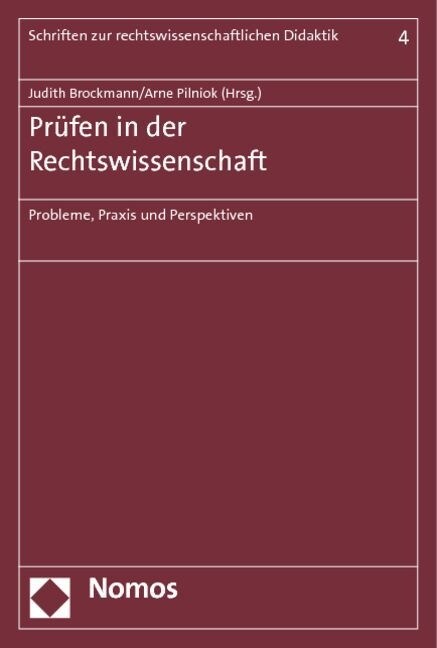 Prufen in Der Rechtswissenschaft: Probleme, Praxis Und Perspektiven (Paperback)