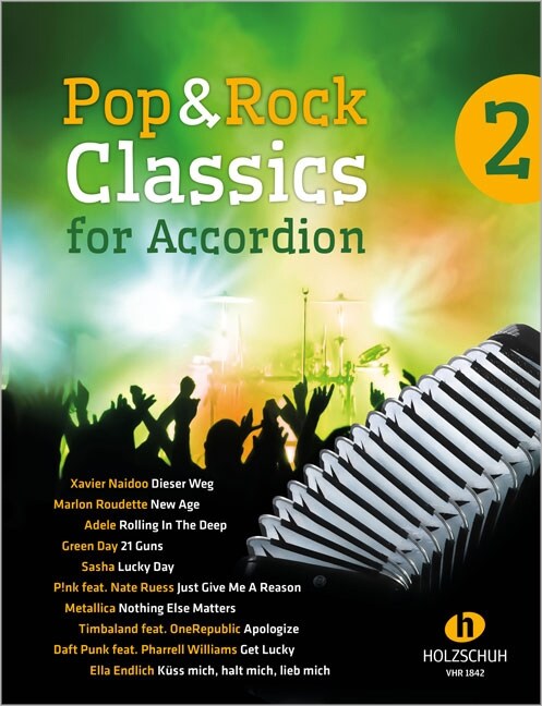 Pop & Rock Classics for Accordion. Bd.2 (Sheet Music)