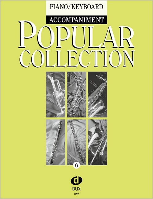 Popular Collection, Piano/Keybord Accompaniment. Vol.6 (Sheet Music)