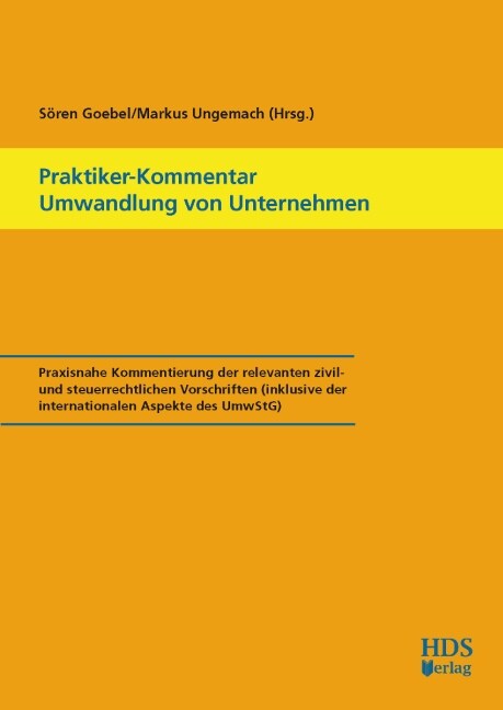 Praktiker-Kommentar Umwandlung von Unternehmen (Hardcover)