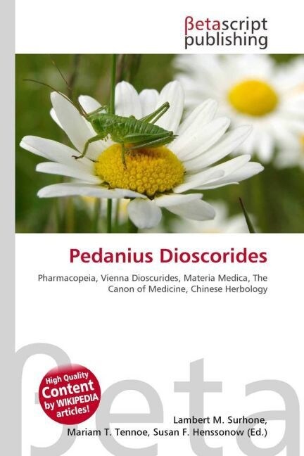 Pedanius Dioscorides (Paperback)