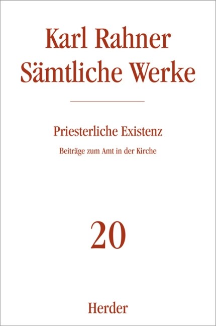 Priesterliche Existenz (Hardcover)