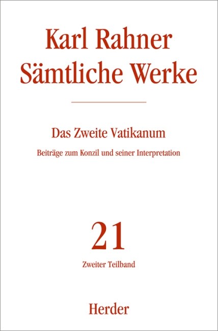 Das Zweite Vatikanum. Teilbd.2 (Hardcover)