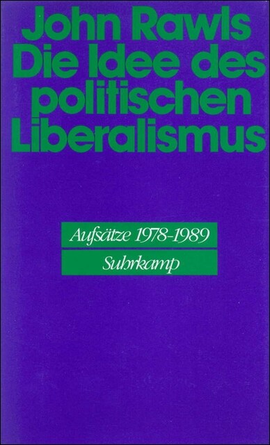 Die Idee des politischen Liberalismus (Hardcover)