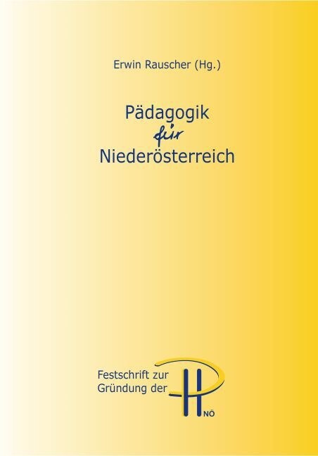 Padagogik fur Niederosterreich (Paperback)