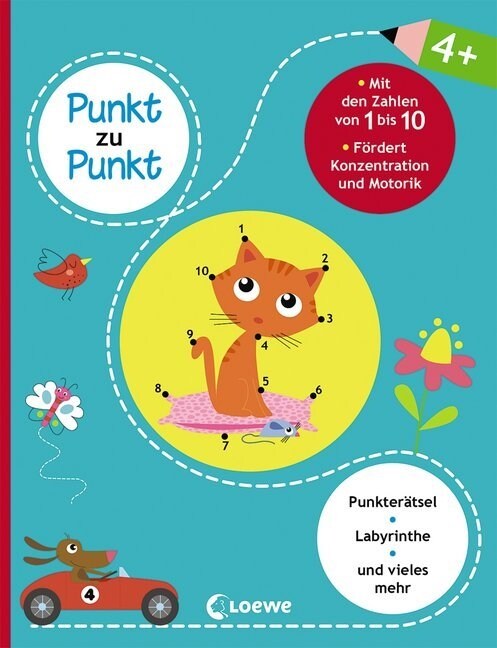 Punkt zu Punkt - Mit den Zahlen von 1 bis 10 (Paperback)