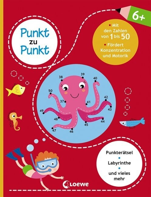 Punkt zu Punkt - Mit den Zahlen von 1 bis 50 (Paperback)