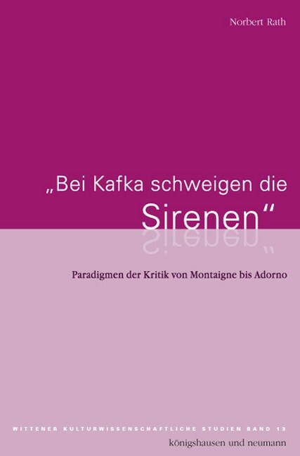 Bei Kafka schweigen die Sirenen (Paperback)